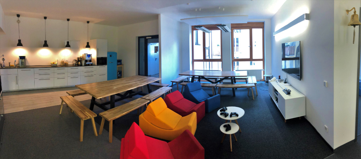 Team Lounge in the QPLIX Office